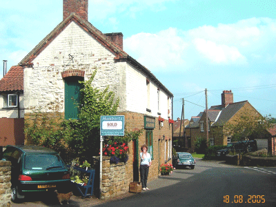 Eaton Post Office with Jane & "GC" the cat.