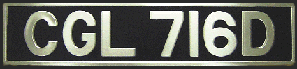 Numberplate