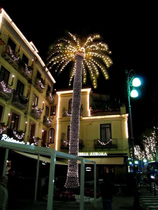 Sorrento Christmas illuminations, 6th December 2008