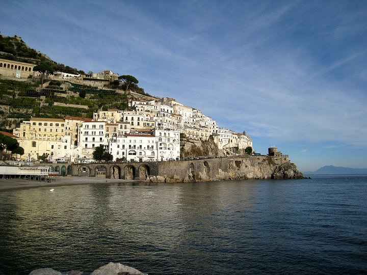 Amalfi beach, 9th December 2008.