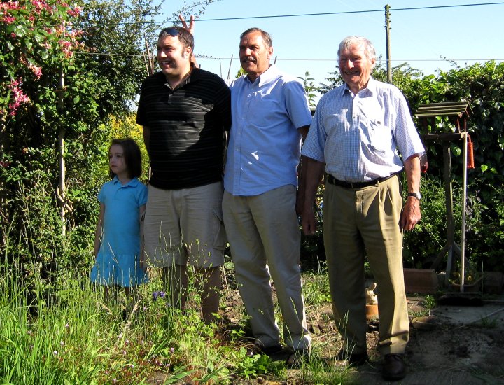 Four generations of Olivers - May 2009