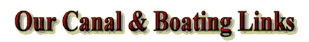 Canal & Boating (Narrowboat) Links
